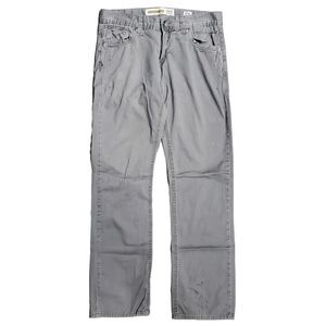 BKE CASUALS Pants Mens 32L Brown CARTER STRAIGHT Denim Outdoor Pockets Preppy